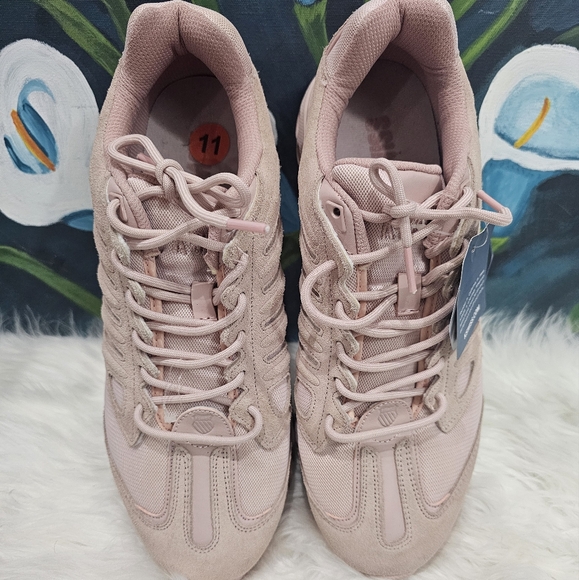 Mens Kswiss Ortholite Tubes Light Pink Size 11 - Picture 2 of 10